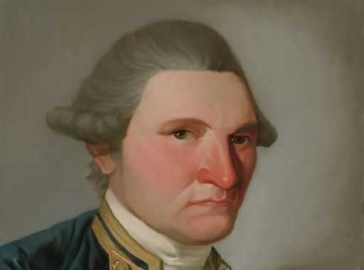 Hemi Tunumia digital portrait 2022, after John Webber circa 1780. By Treaty Partner.