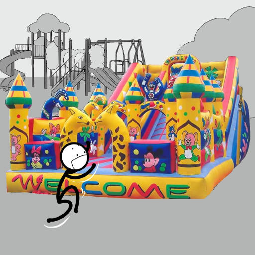 NEIGHBOR09 - Jump on bouncy castles