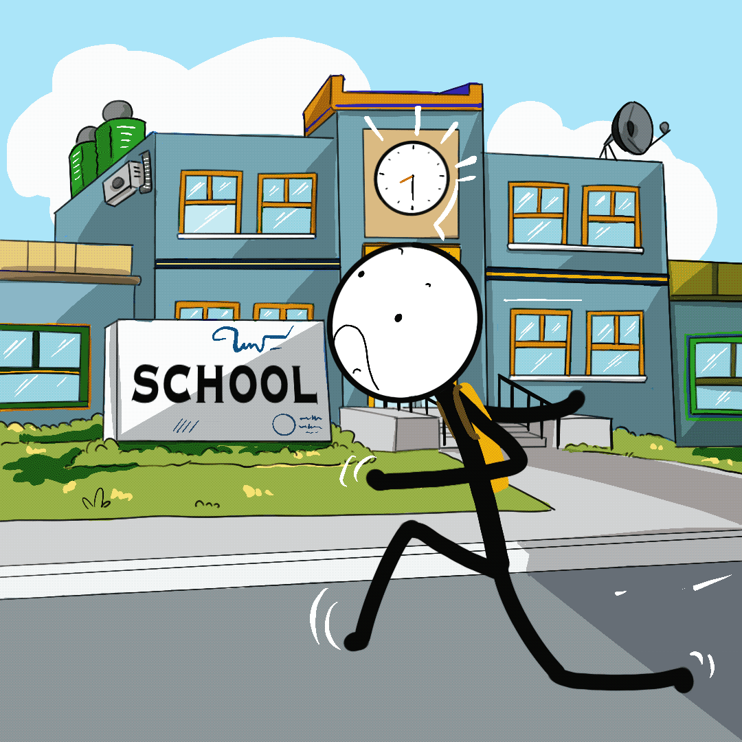 ANIMATION03 - Running late for school